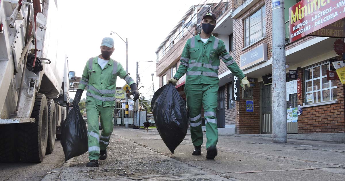 Recolección de residuos en Bogotá